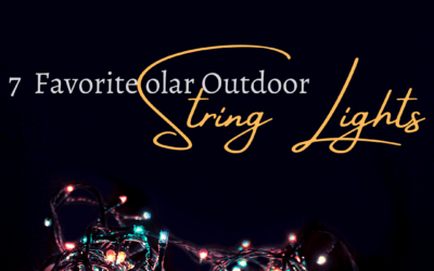 Favorite Solar Outdoor String Lights