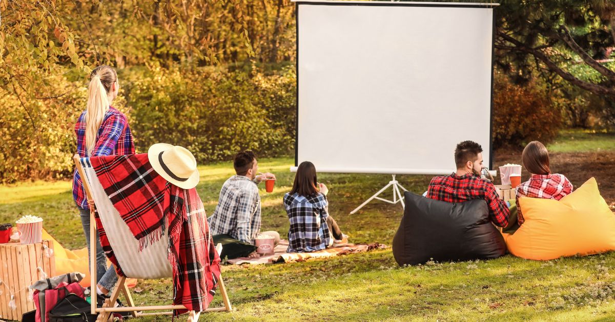 outdoor movie screen