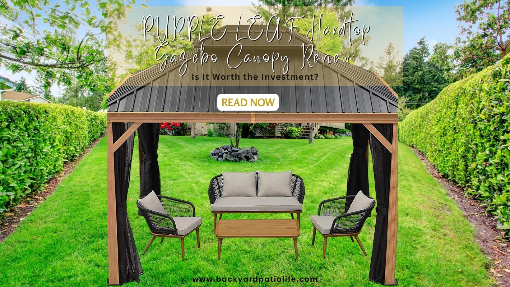 Title-PURPLE LEAF Hardtop Gazebo Canopy Review Is It Worth the Investment