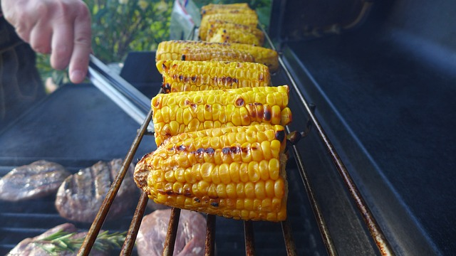 corn on the cob, grilling, meal