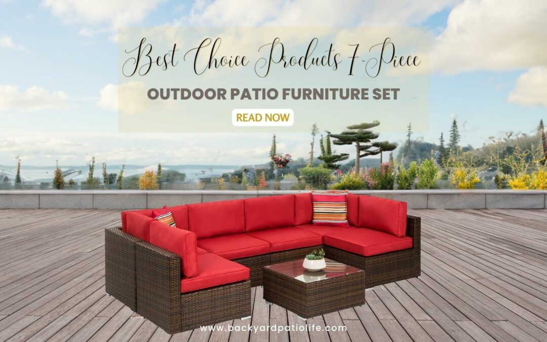 Best Choice Products 7-Piece Outdoor Patio Furniture Set