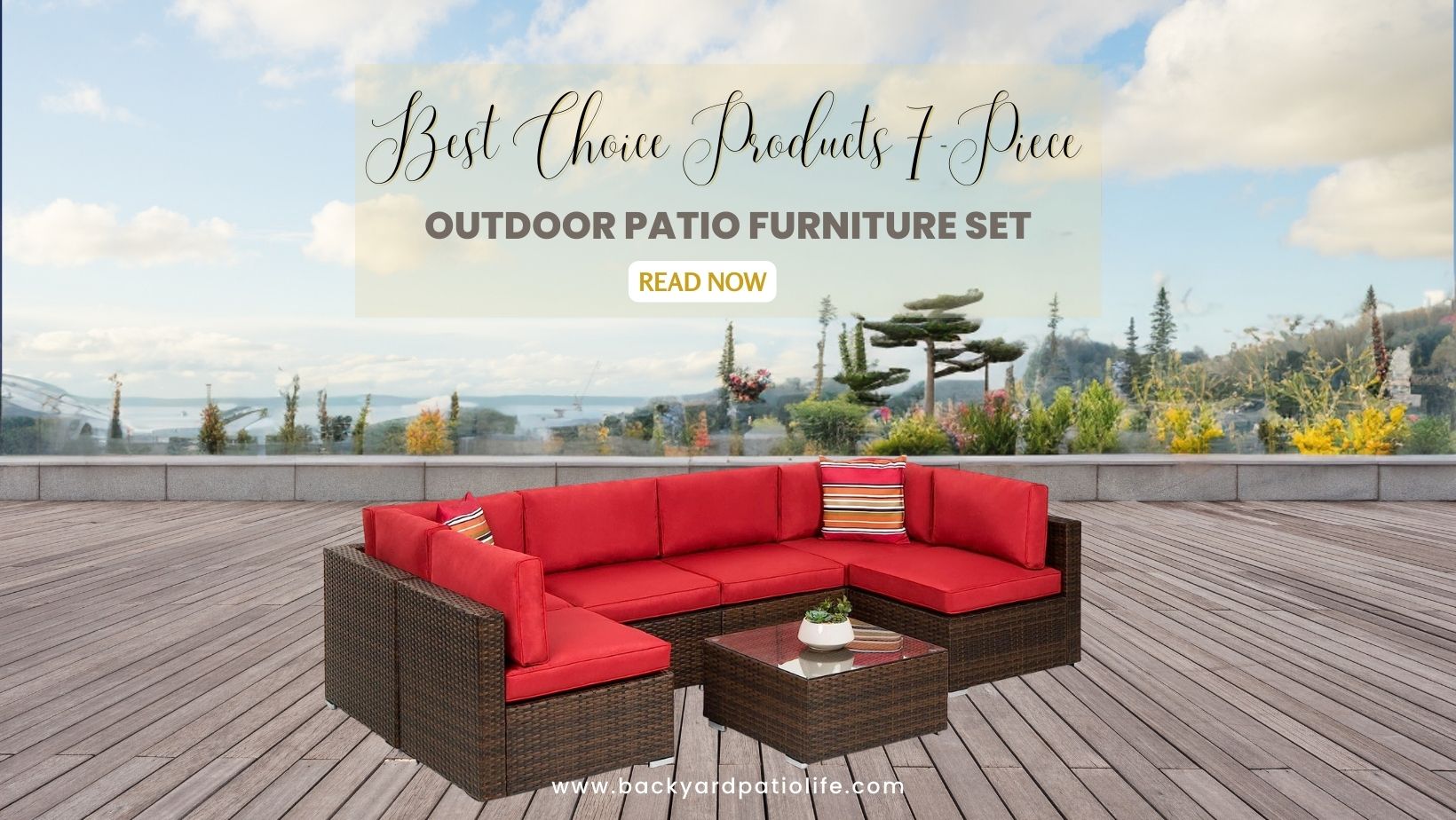Best Choice Products 7Piece Outdoor Patio Furniture Set