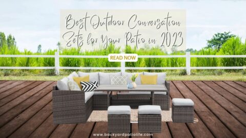 Best Outdoor Conversation Sets for Your Patio in 2023 - BackyardPatioLife