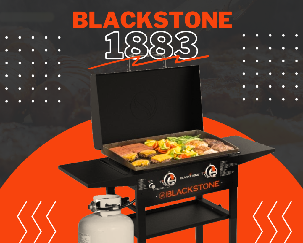 Blackstone 1883 Gas Hood & Side Shelves