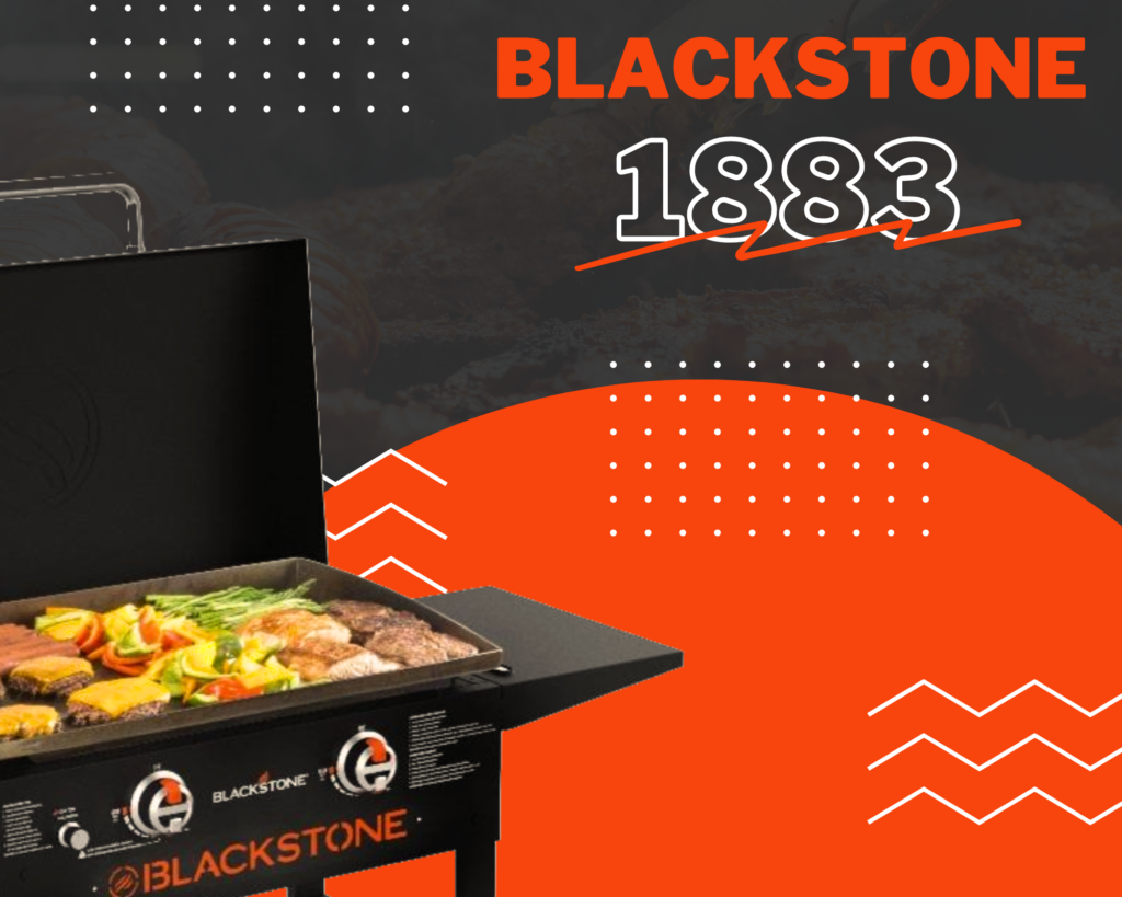 Blackstone 1883 Gas Hood & Side Shelves