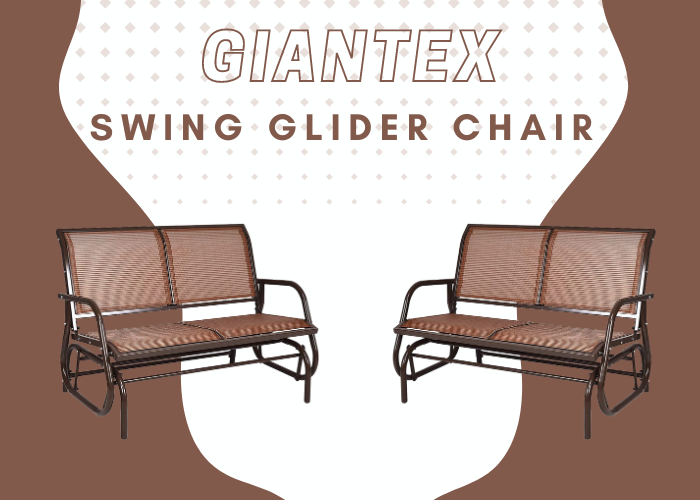 giantex swing glider chair