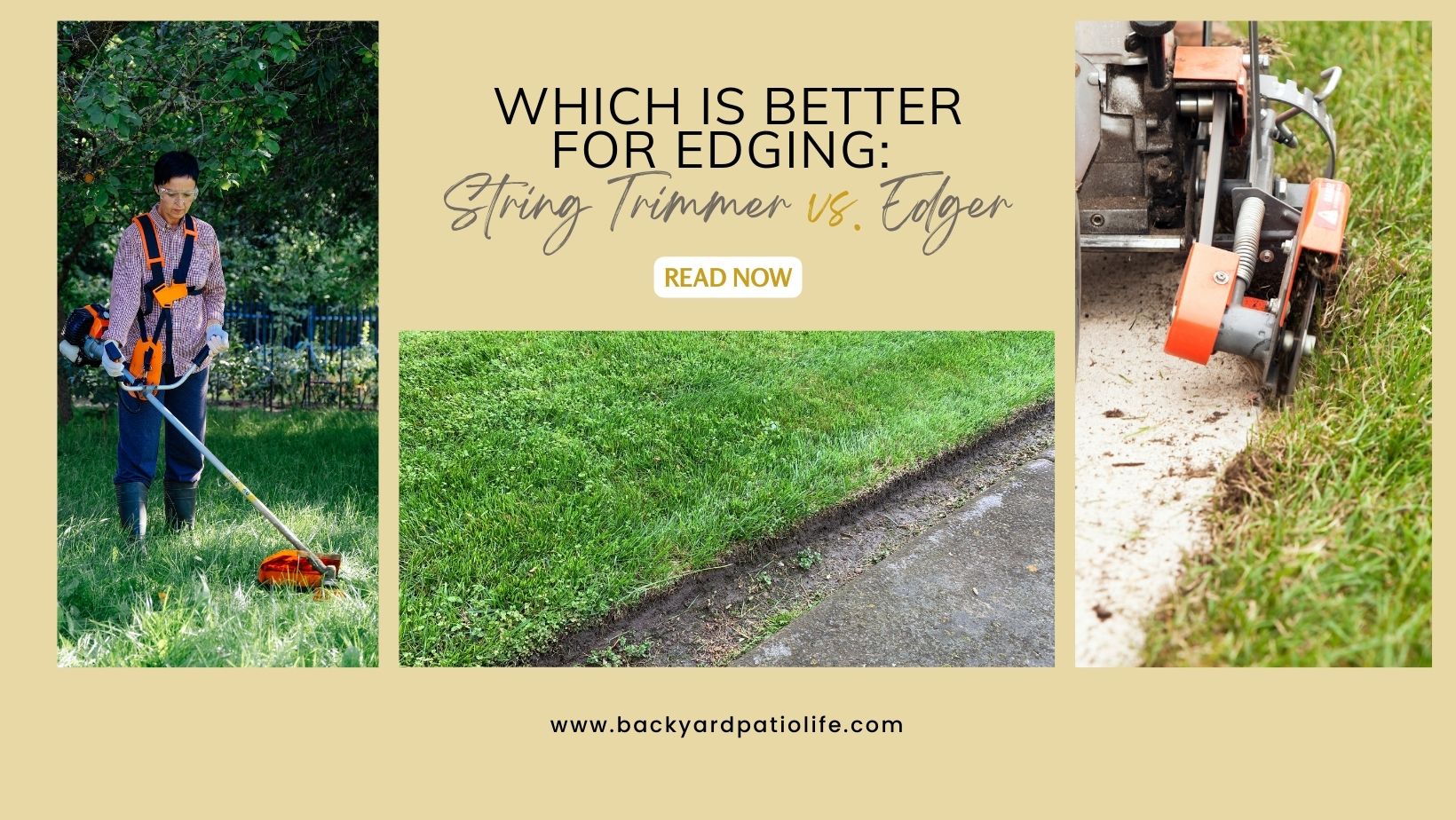 Which is Better for Edging String Trimmer vs. Edger BackyardPatioLife