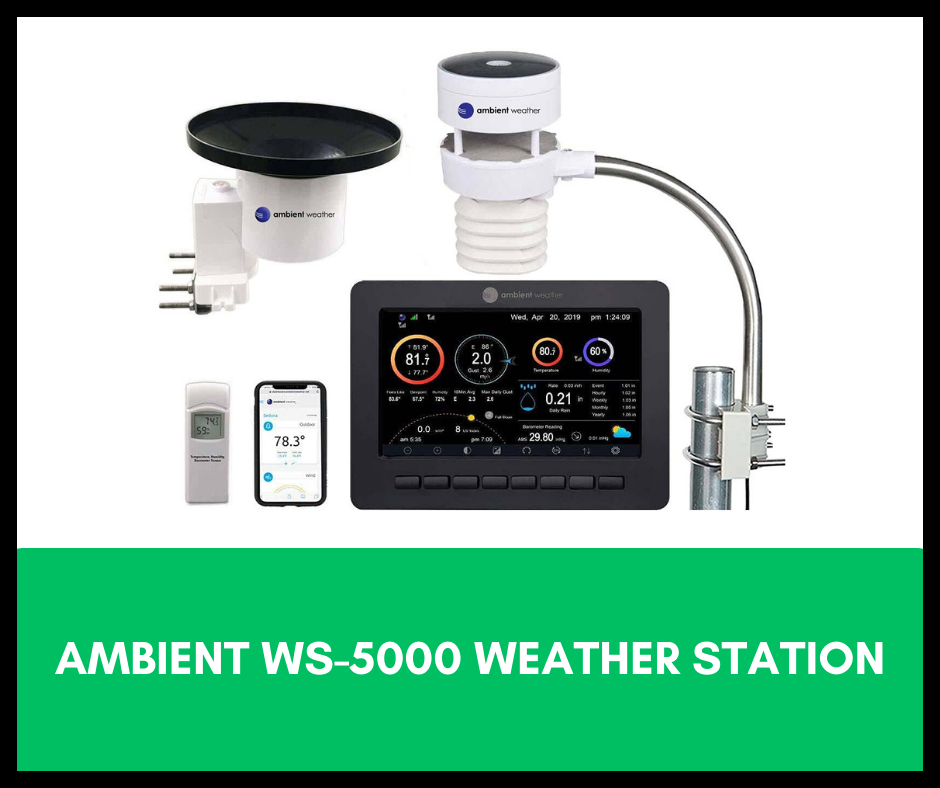 ambient w-5000, Best Smart Weather Station for Home