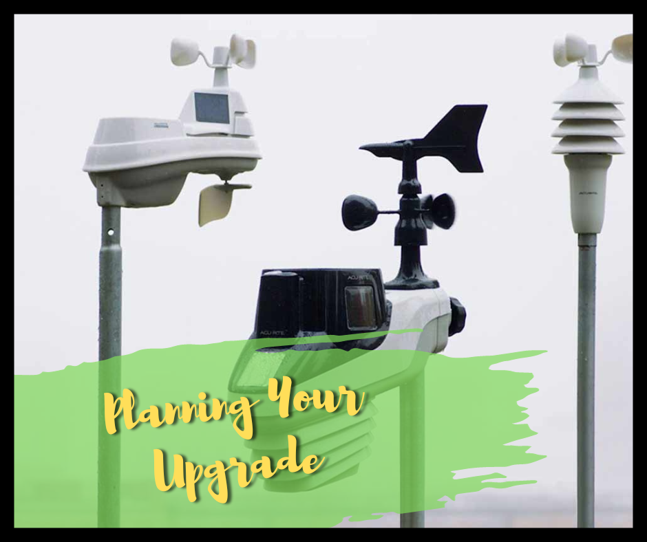 planning your upgrade, Backyard Weather System Upgrade